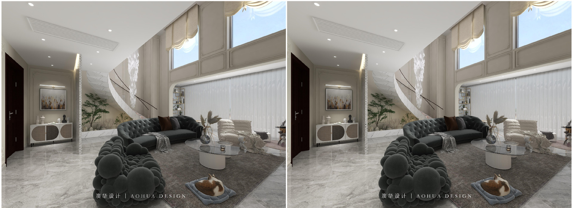 金地悅江時代-朗灣區,法式,武漢裝修