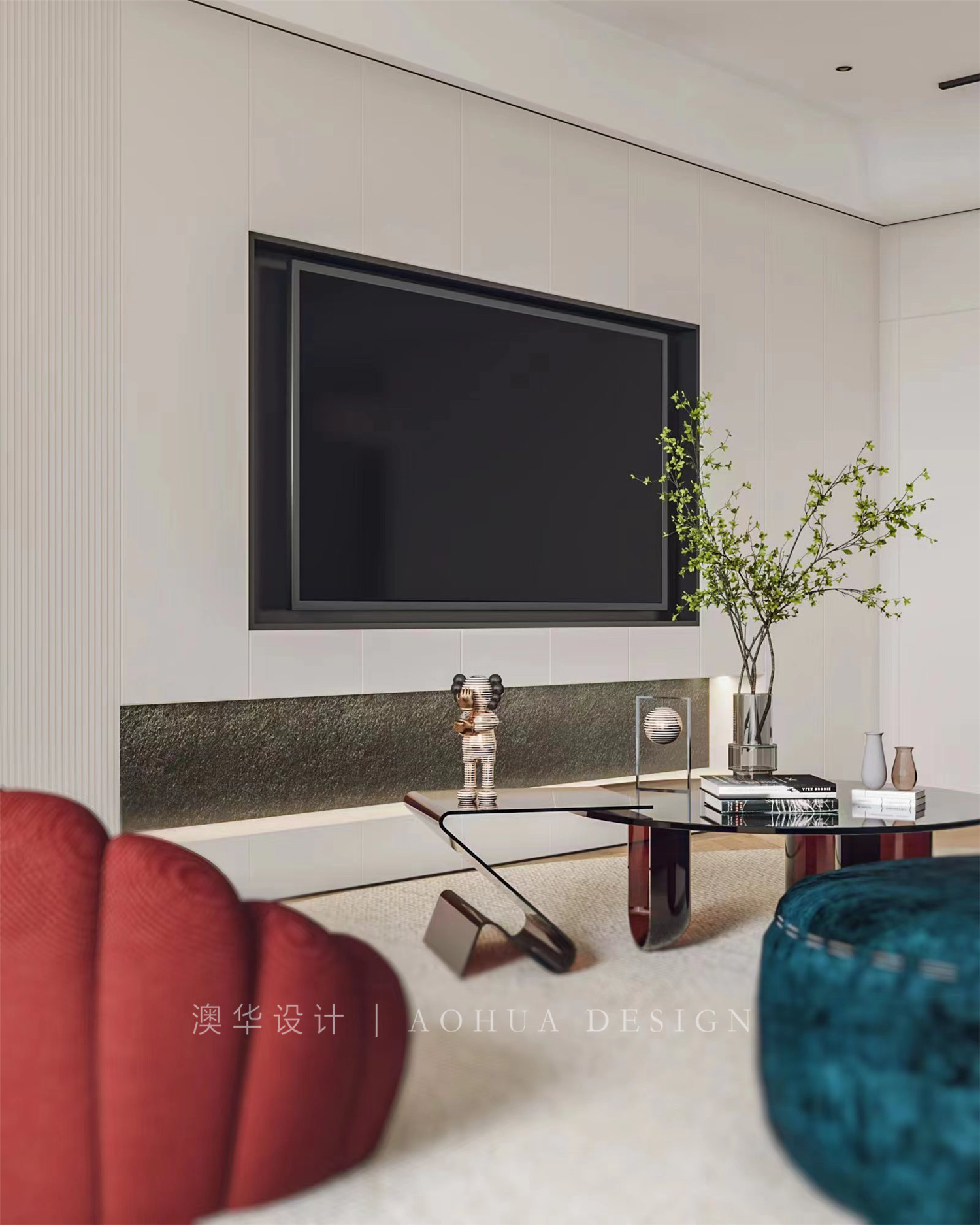 西北湖壹號御璽灣,現代簡約,武漢裝修設計