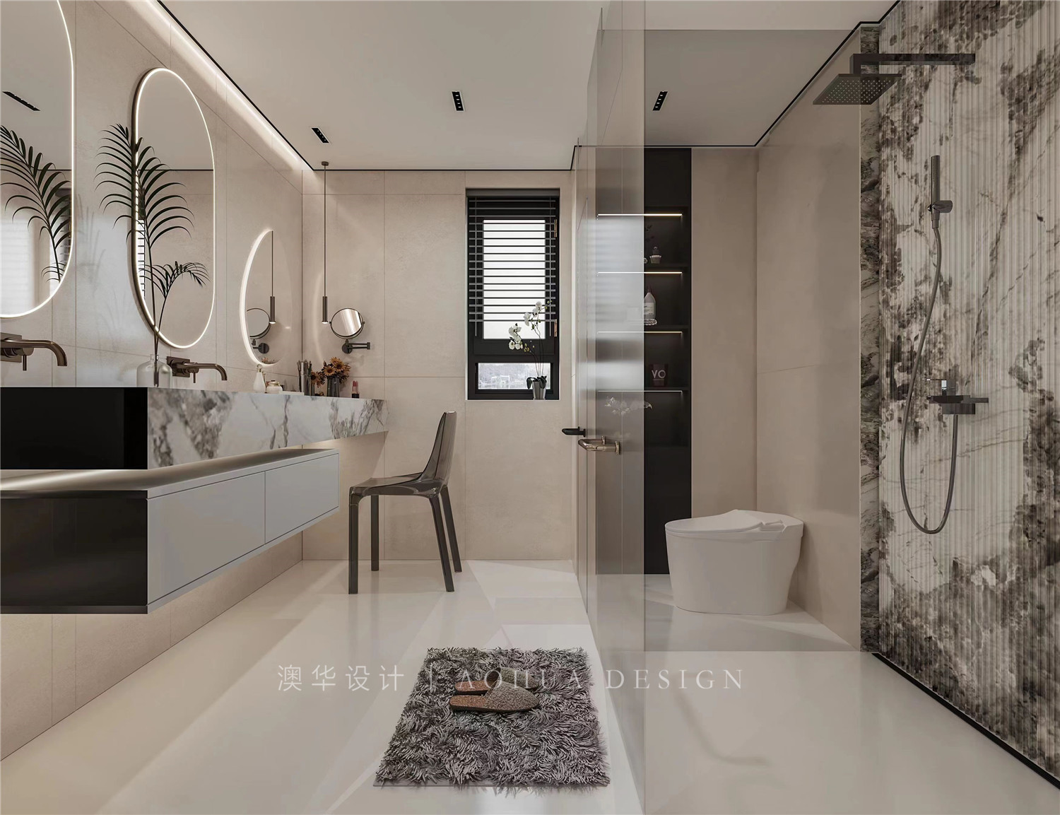 西北湖壹號御璽灣,現代簡約,武漢裝修設計