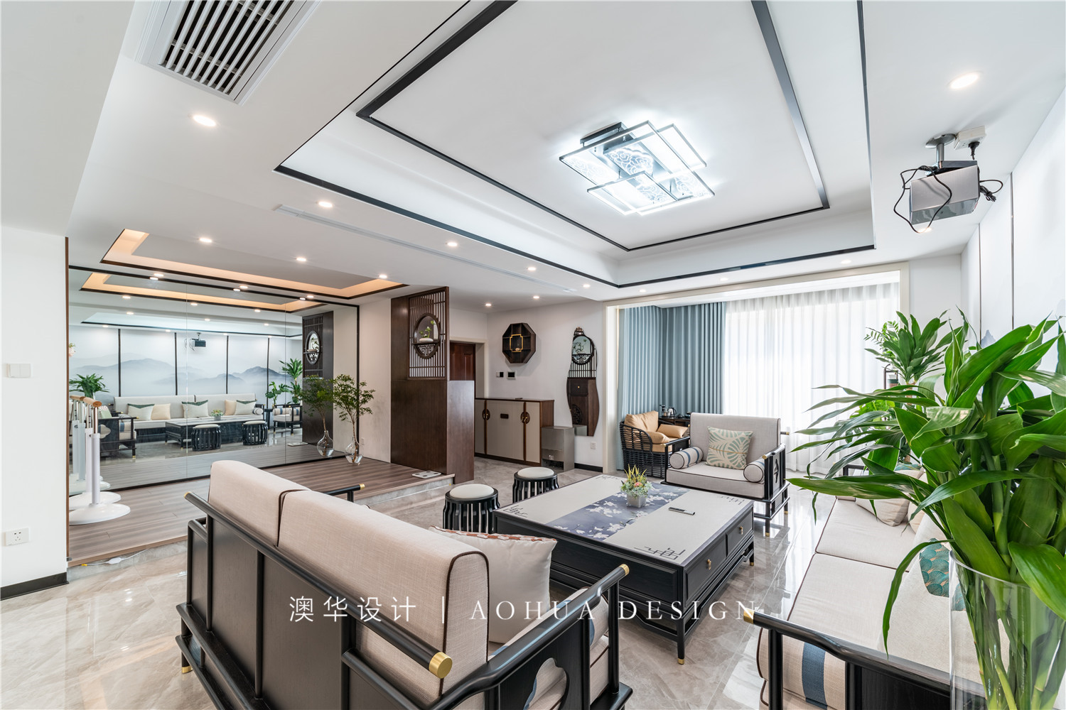 王家灣中央生活區188㎡,王家灣中央生活區,王家灣中央生活區188平米,新中式