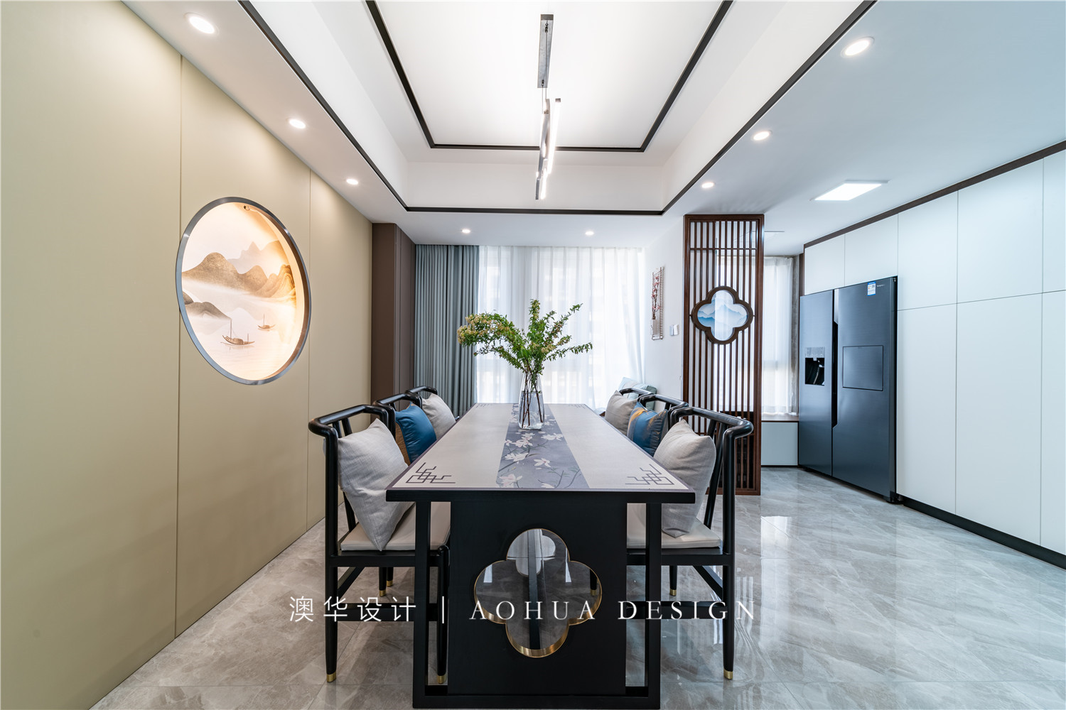 王家灣中央生活區188㎡,王家灣中央生活區,王家灣中央生活區188平米,新中式