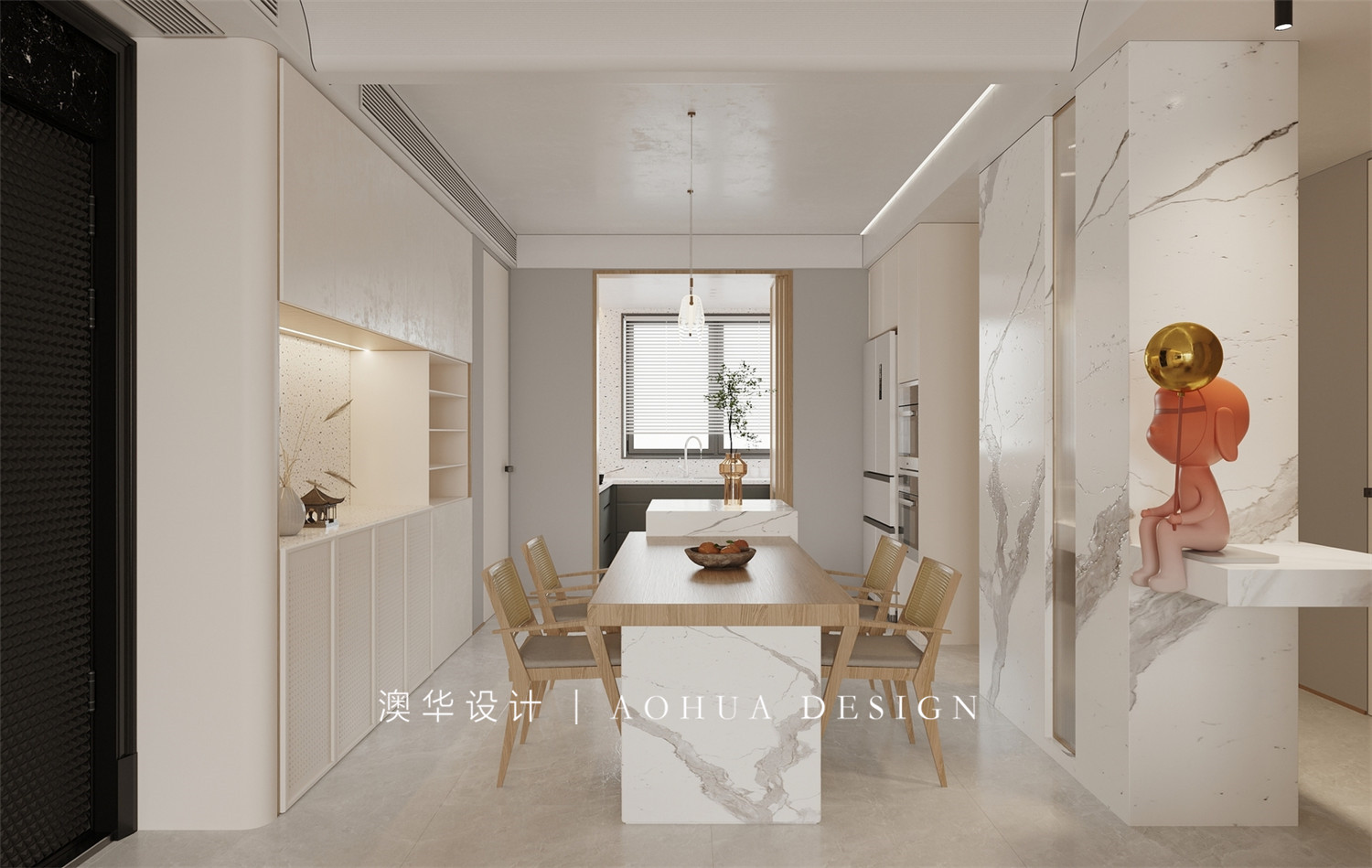 王家灣中央生活區126㎡奶油風