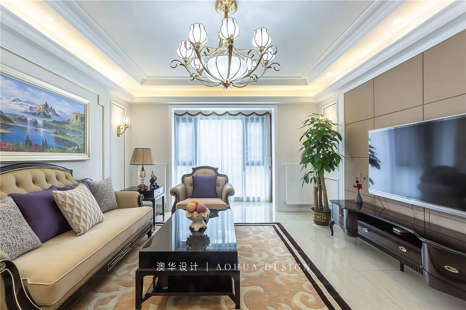 復(fù)地東湖國(guó)際171㎡簡(jiǎn)歐