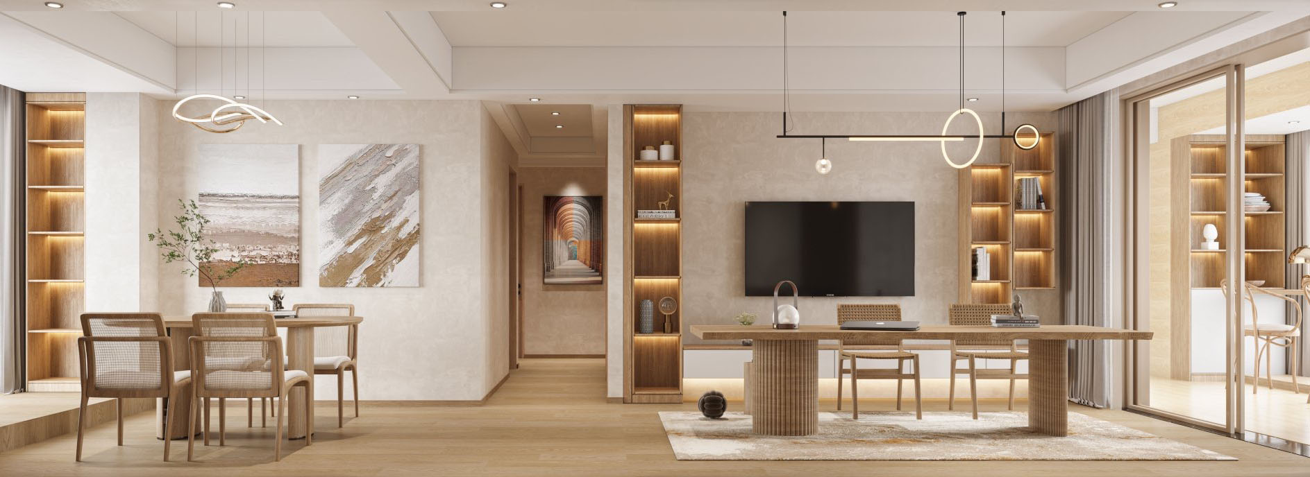 米蘭映象150㎡原木風(fēng)