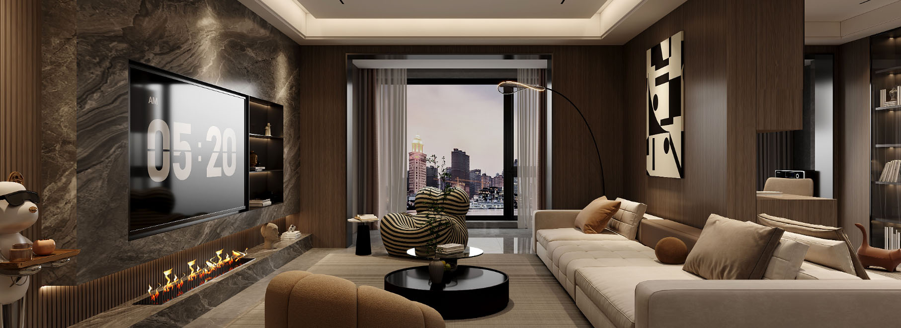 融創(chuàng)玖璽臺(tái)177㎡意式輕奢