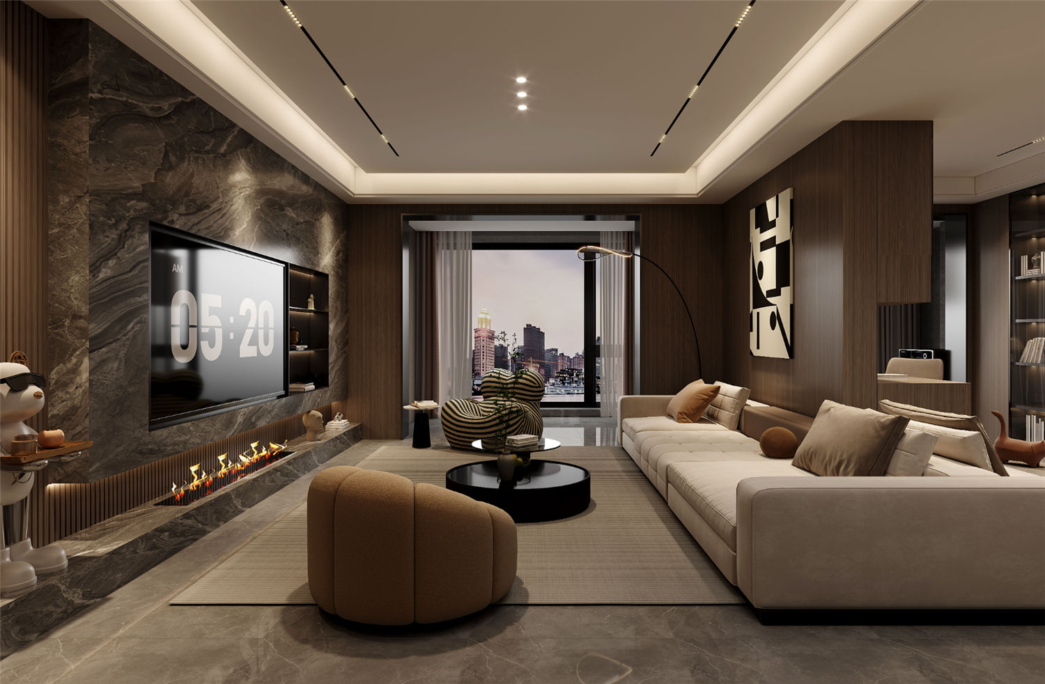 融創(chuàng)玖璽臺(tái)177㎡意式輕奢