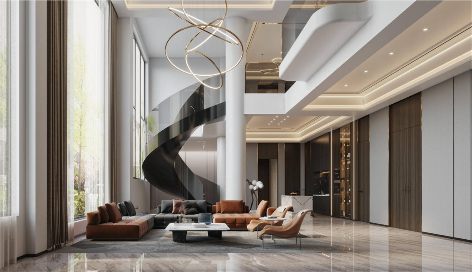 F天下245㎡輕奢風復式