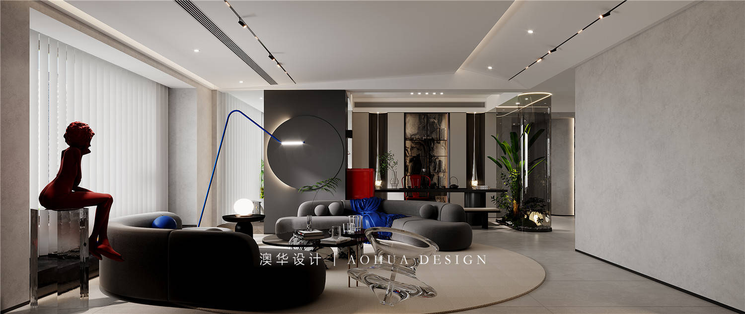 廣電蘭亭瓏府260㎡暗黑后現代