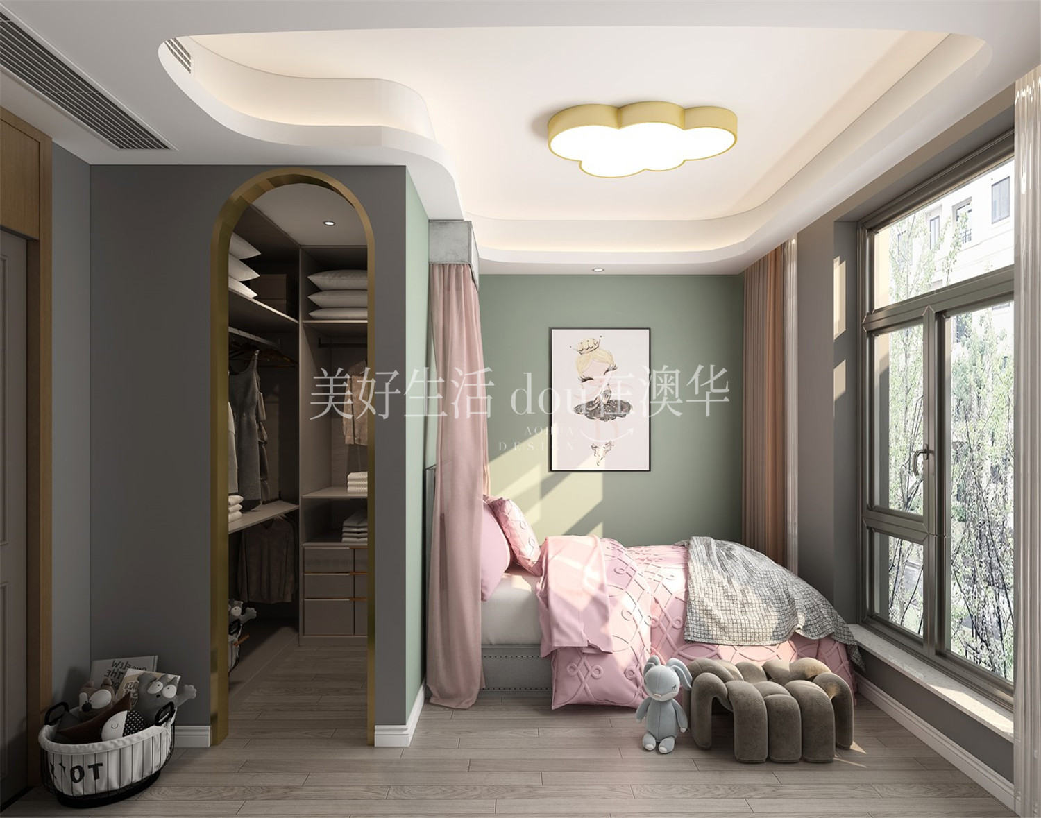 金地悅江時(shí)代188㎡美式