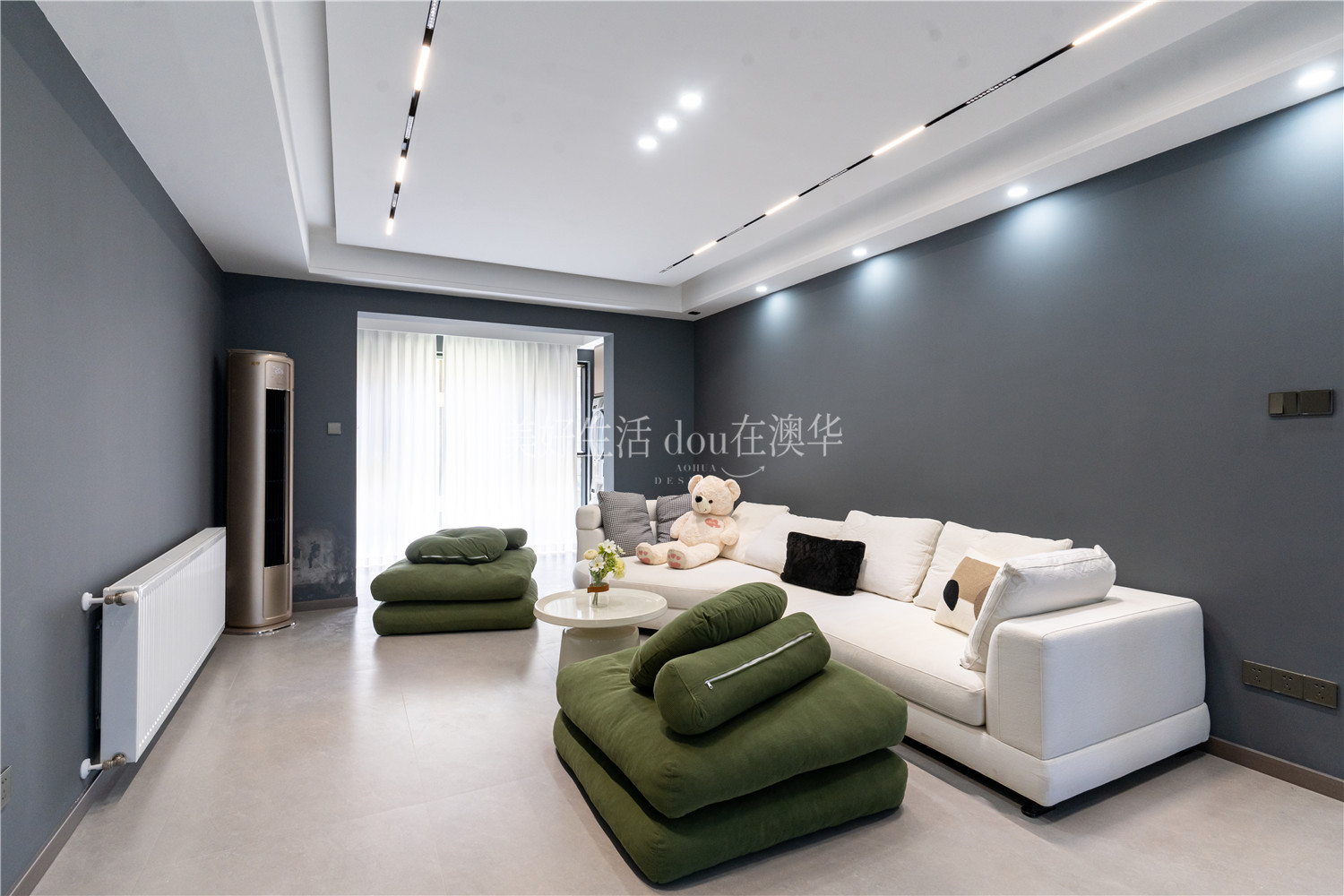 牧嶺易城158㎡現代風,武漢裝修設計