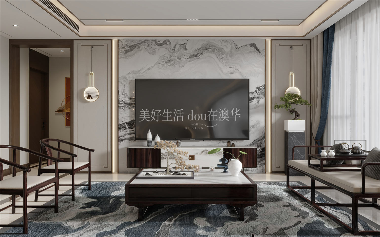 復(fù)地東湖國際130㎡,復(fù)地東湖國際裝修,武漢裝修設(shè)計