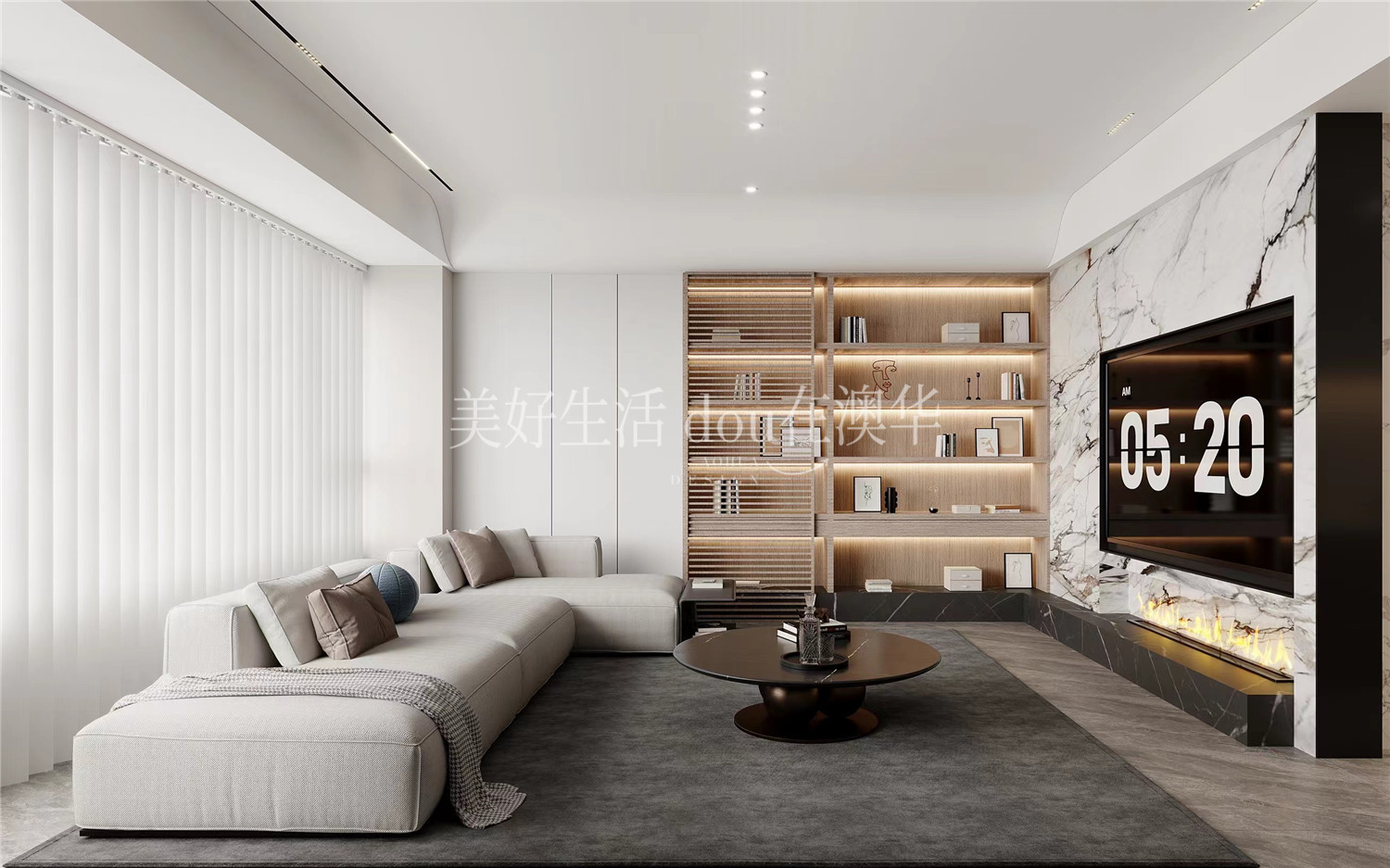 華僑城紅坊裝修效果圖,武漢室內(nèi)設(shè)計,現(xiàn)代極簡