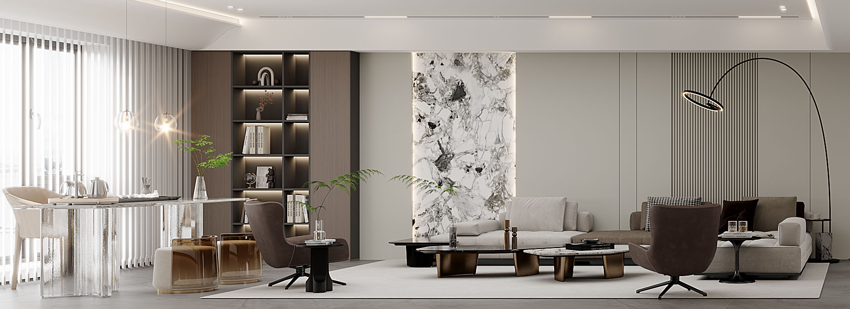 世茂天胤裝修效果圖,武漢裝修設計,現代簡約