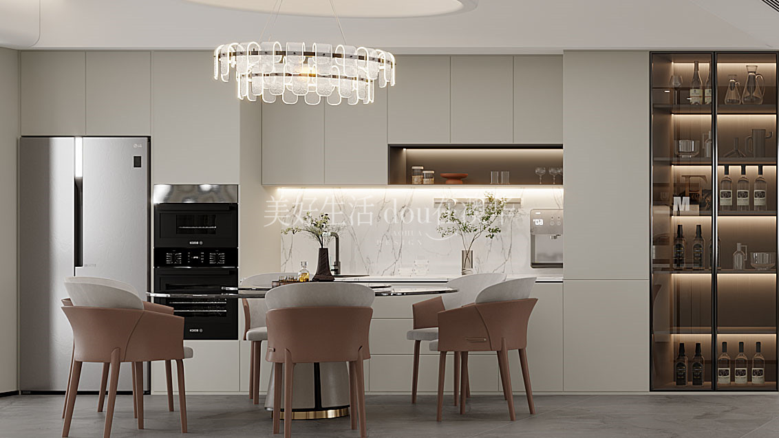 世茂天胤裝修效果圖,武漢裝修設計,現代簡約