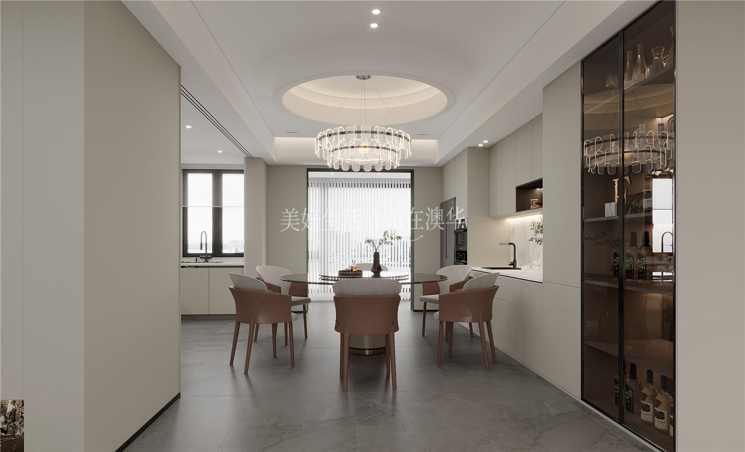 世茂天胤裝修效果圖,武漢裝修設計,現代簡約