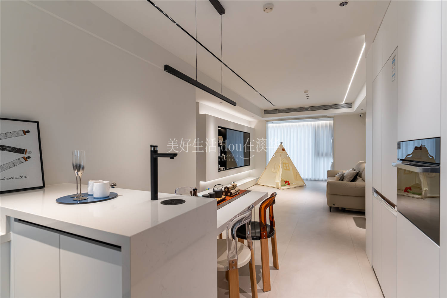 大華錦繡時代裝修,武漢室內設計,武漢裝修,極簡風裝修