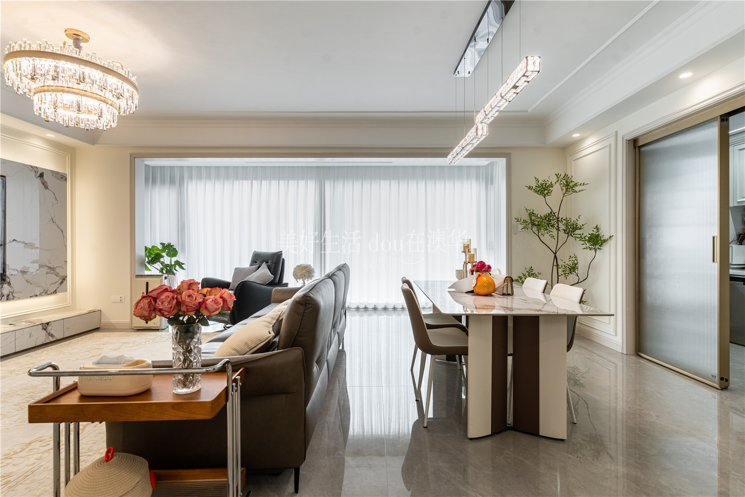 城投聯(lián)投譽(yù)江南裝修,法式輕奢,武漢裝修設(shè)計(jì)