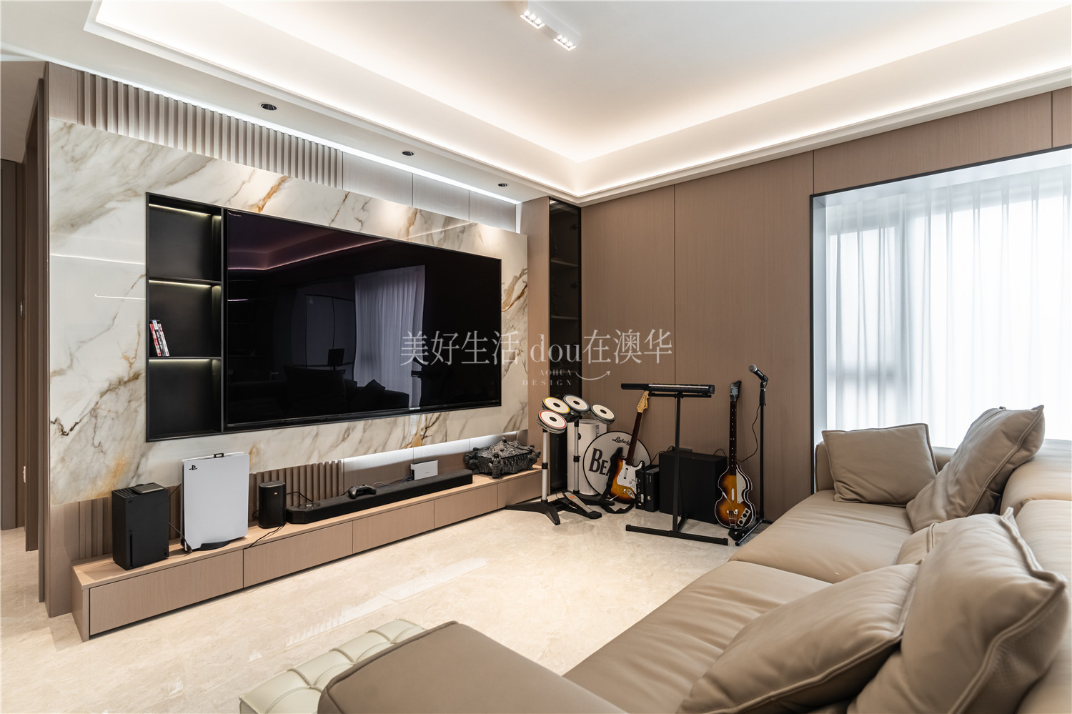 航空路壹號,現代輕奢,武漢裝修,武漢全包裝修