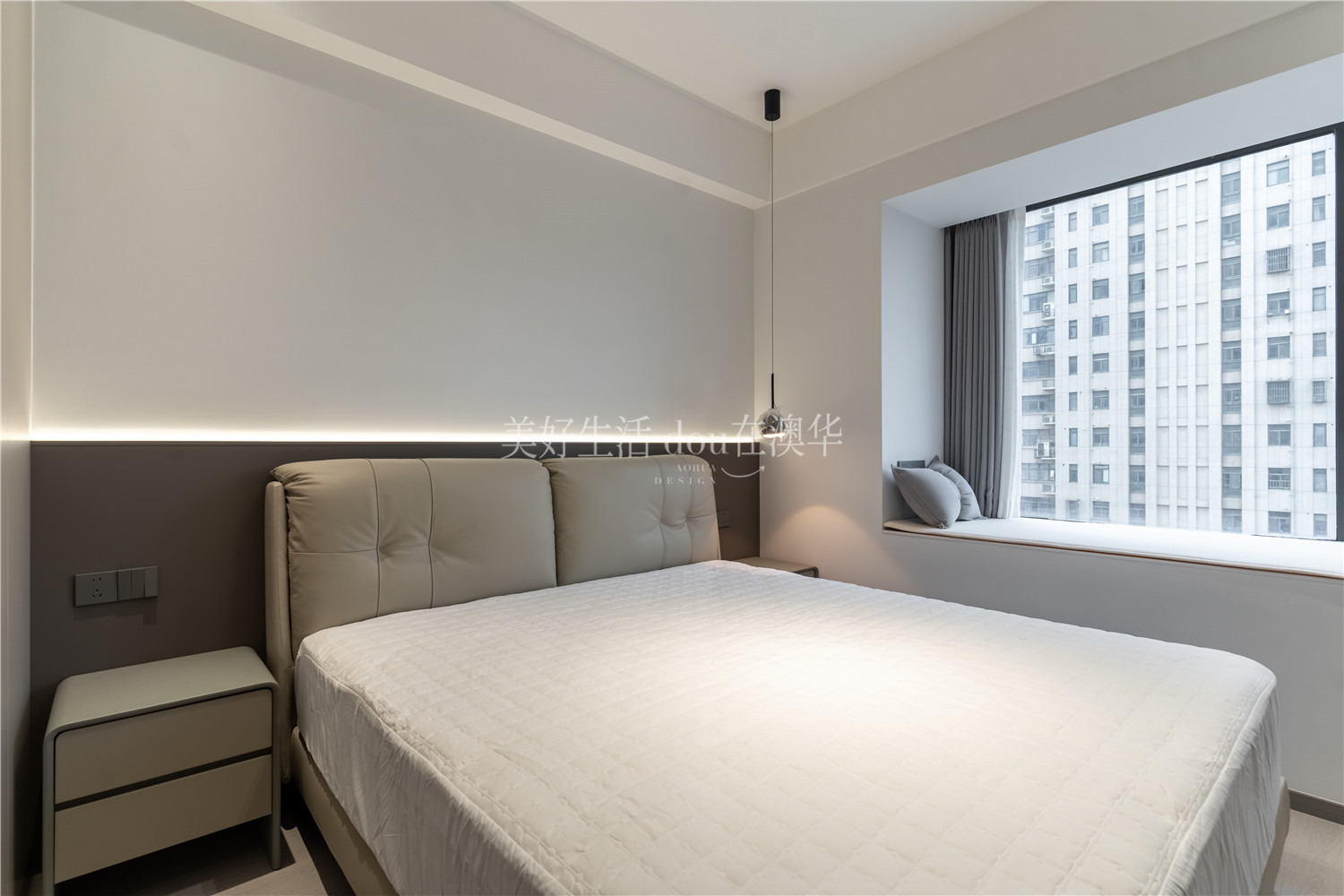 現代黑白灰,武漢裝修設計