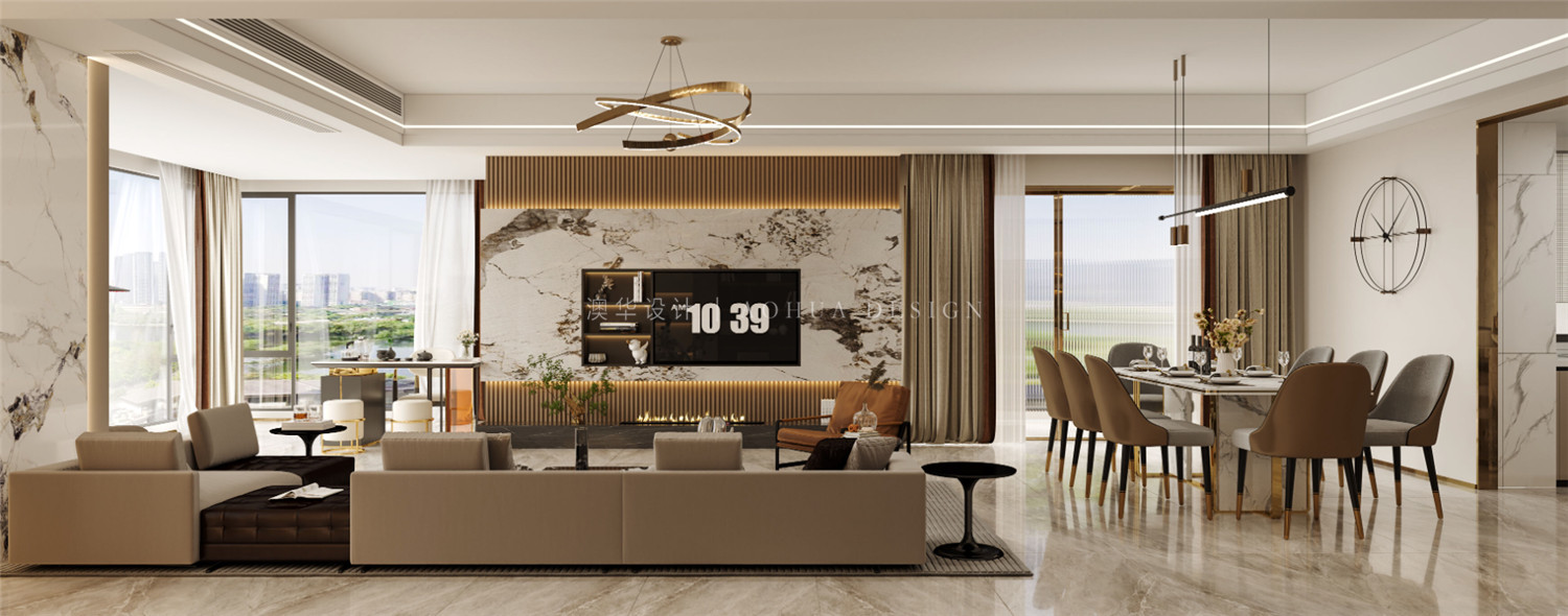 大平層裝修,意式輕奢