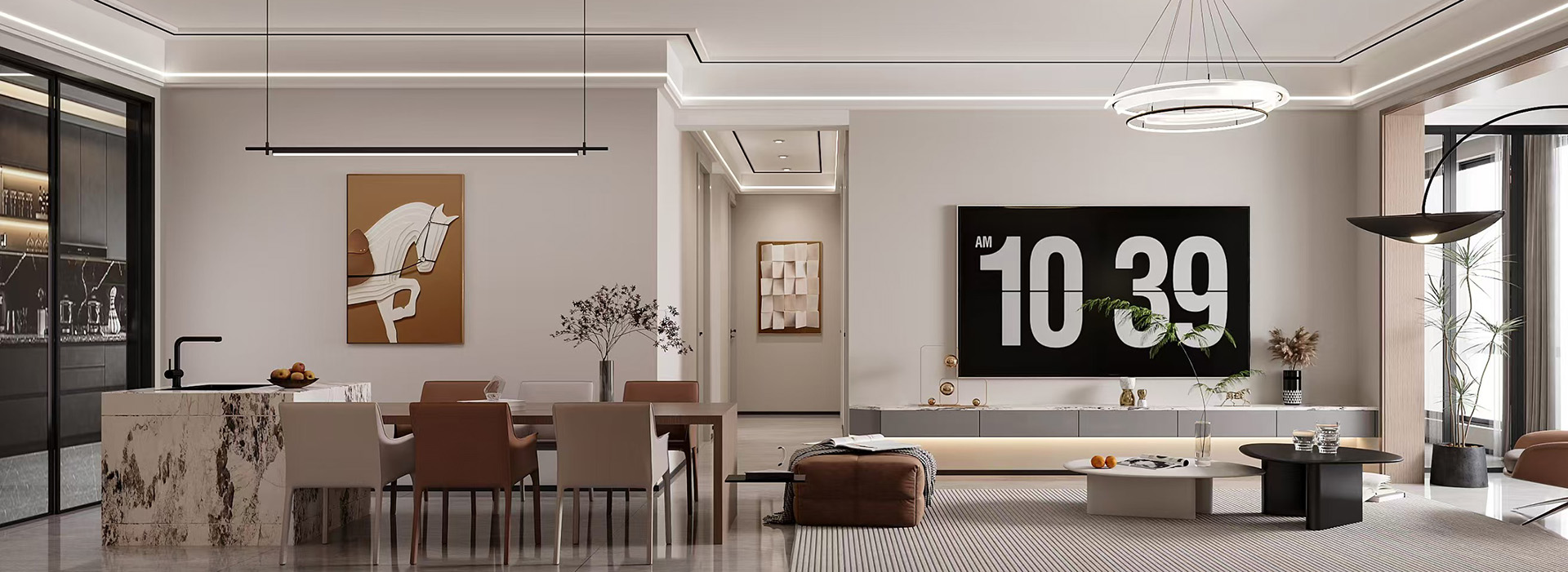 萬(wàn)科金域時(shí)代,現(xiàn)代極簡(jiǎn)