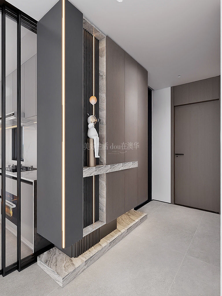 光谷世界城瑜樾東方裝修,現(xiàn)代風