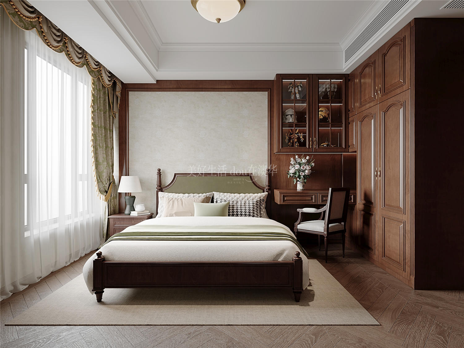 美式復古,武漢舊房全改