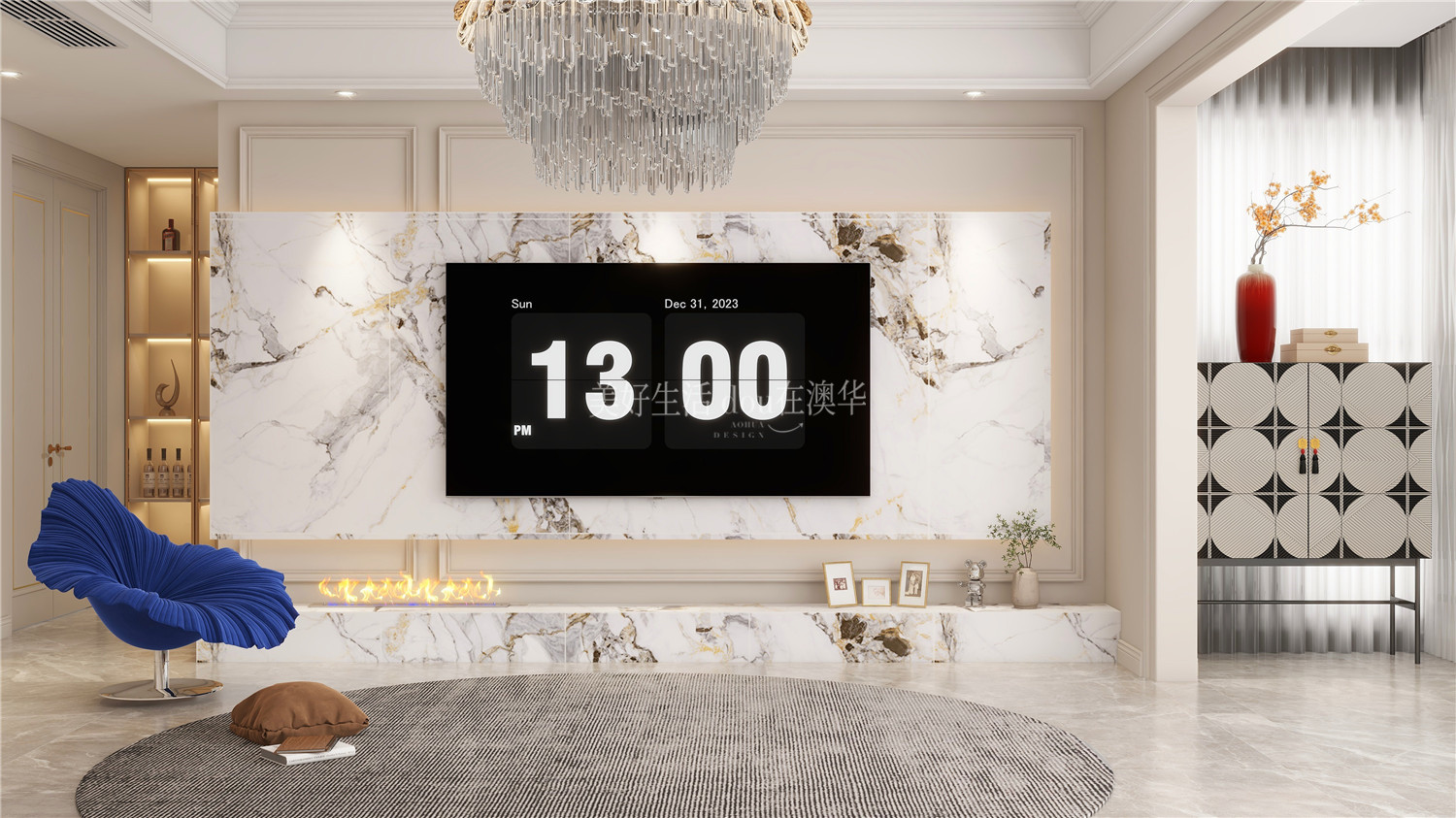 法式輕奢,大平層裝修