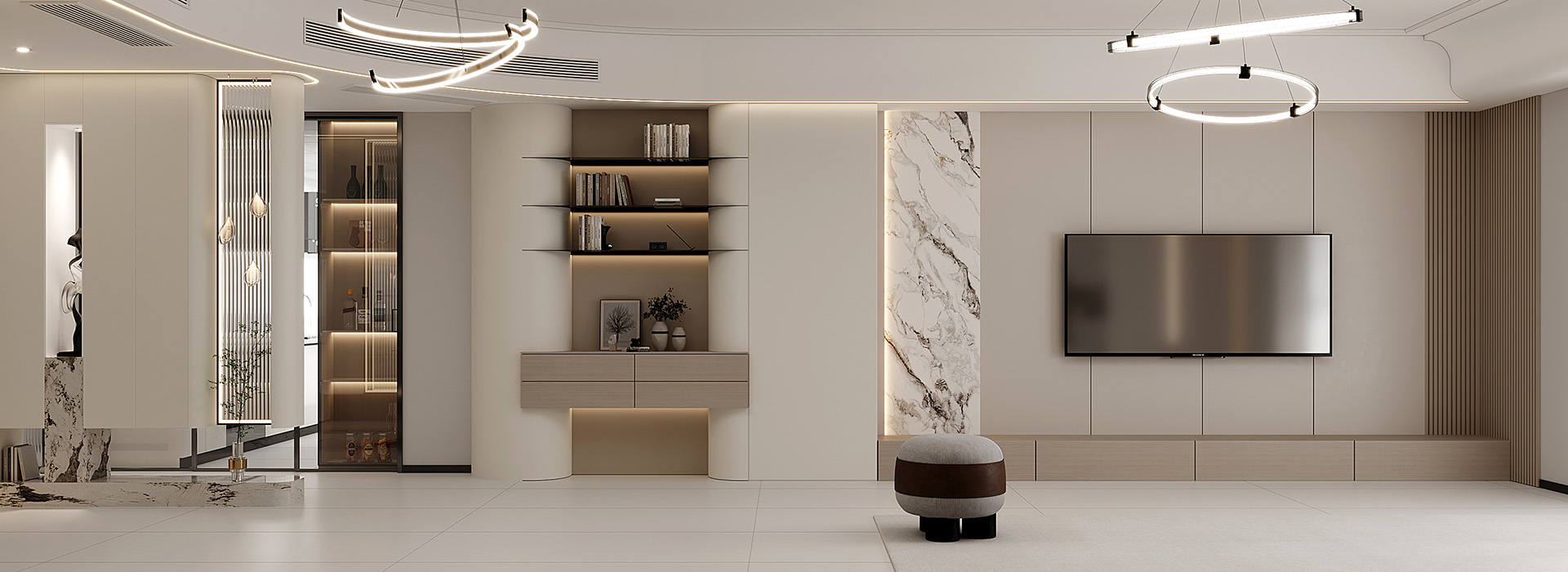 世紀江尚裝修,新中式