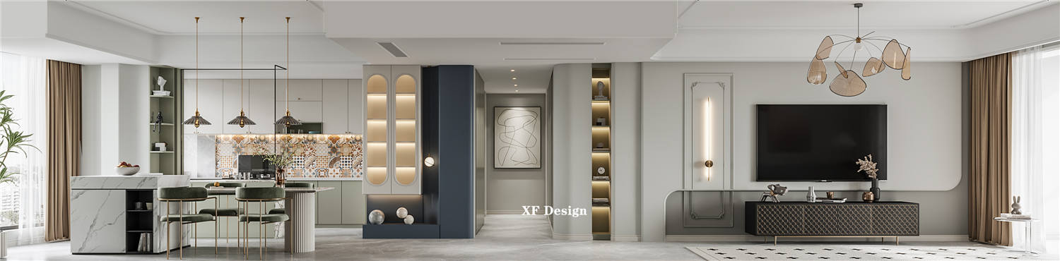 漢口花園裝修,法式風