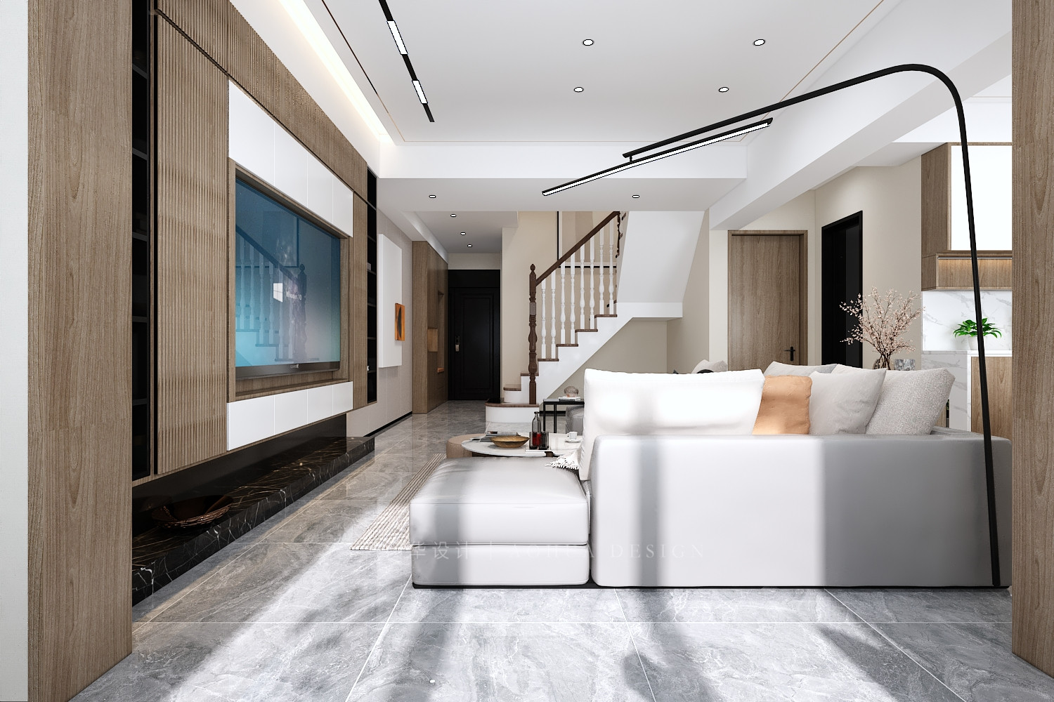 復式裝修,意式極簡