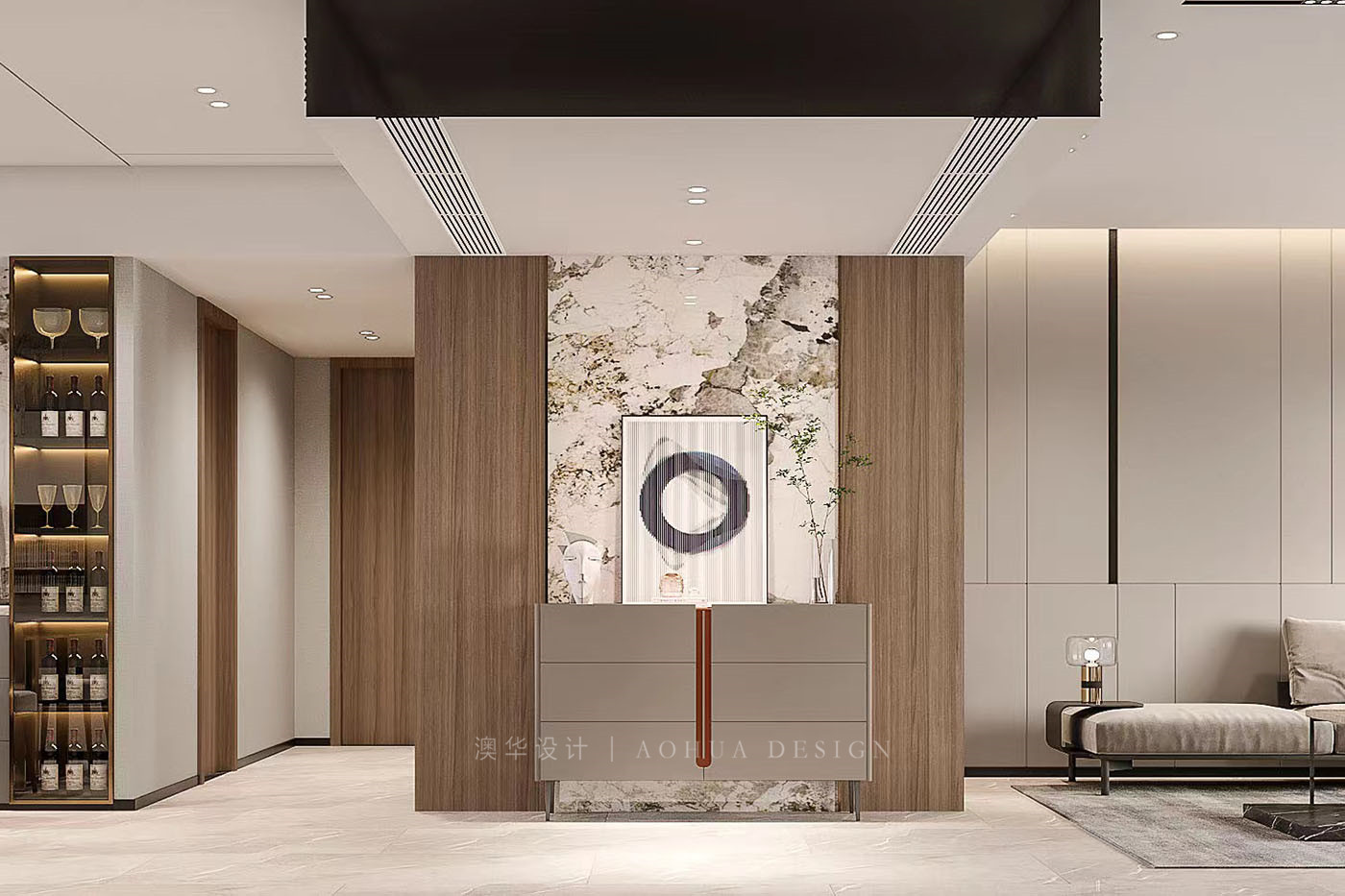 華發外灘薈裝修,大平層裝修