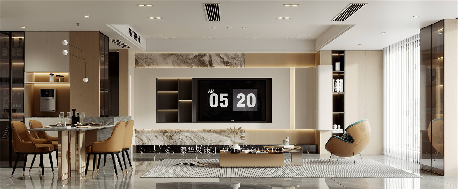 長豐城裝修,大平層裝修