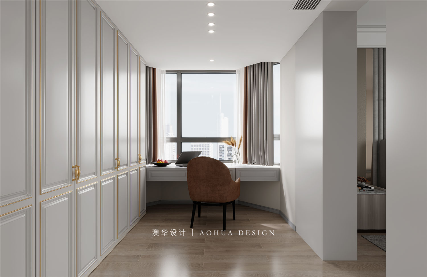 和昌森林湖裝修,法式輕奢風格