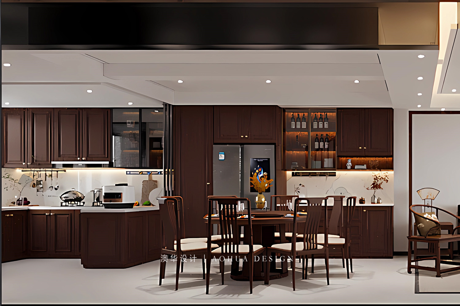 書院世家裝修,新中式風(fēng)格