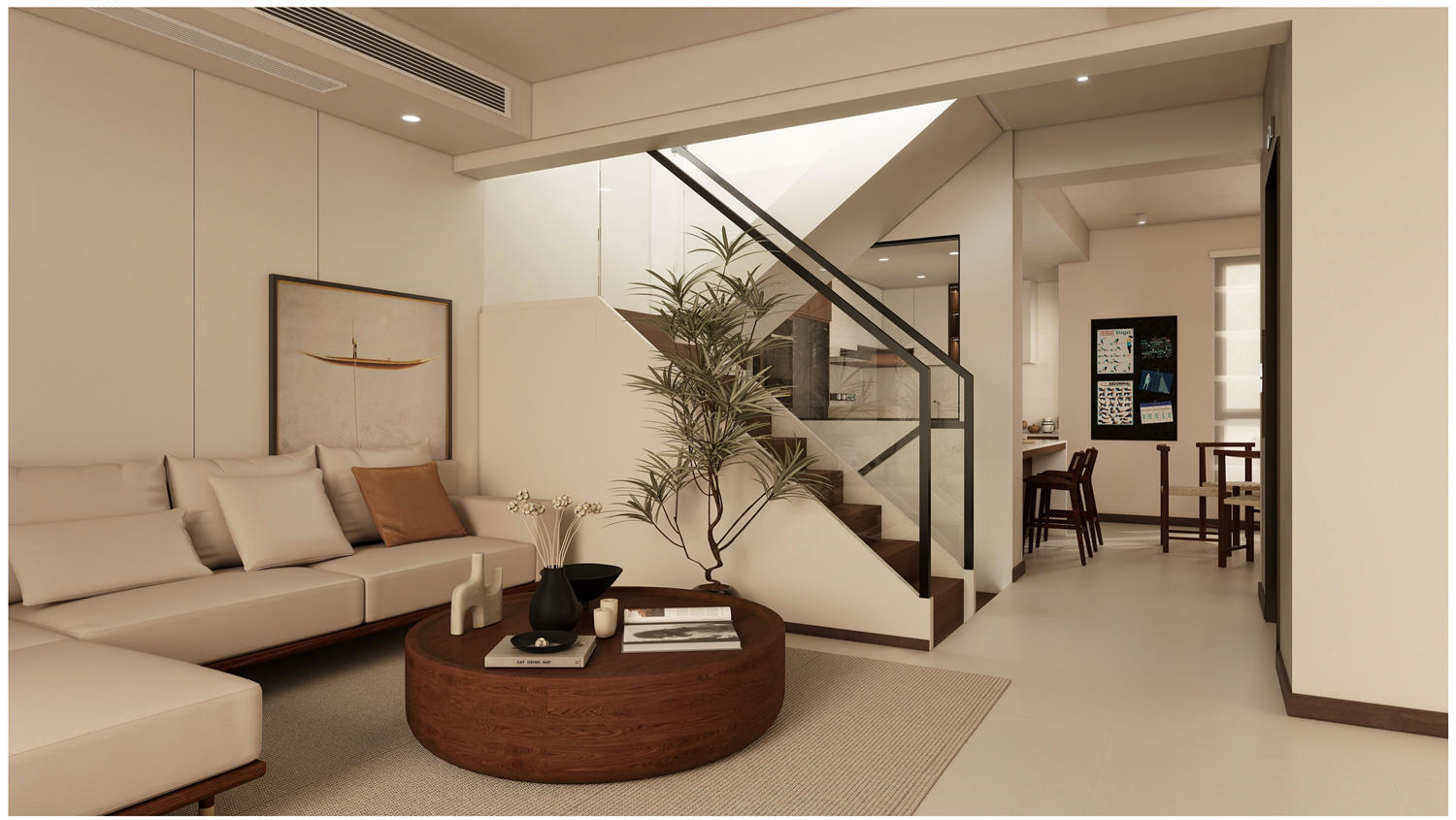 春水行云聯(lián)排別墅,現(xiàn)代簡約風格