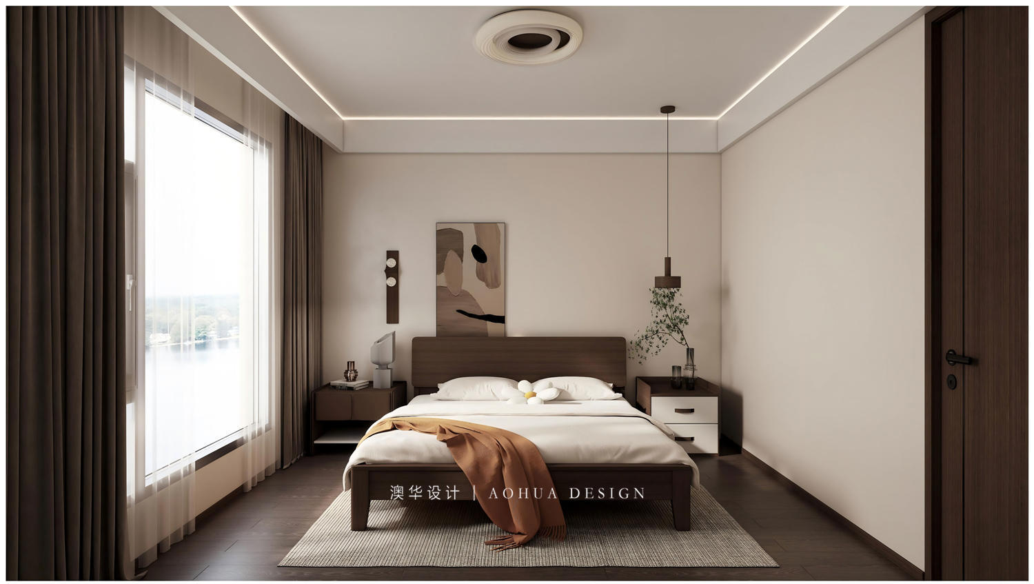 春水行云聯(lián)排別墅,現(xiàn)代簡約風格