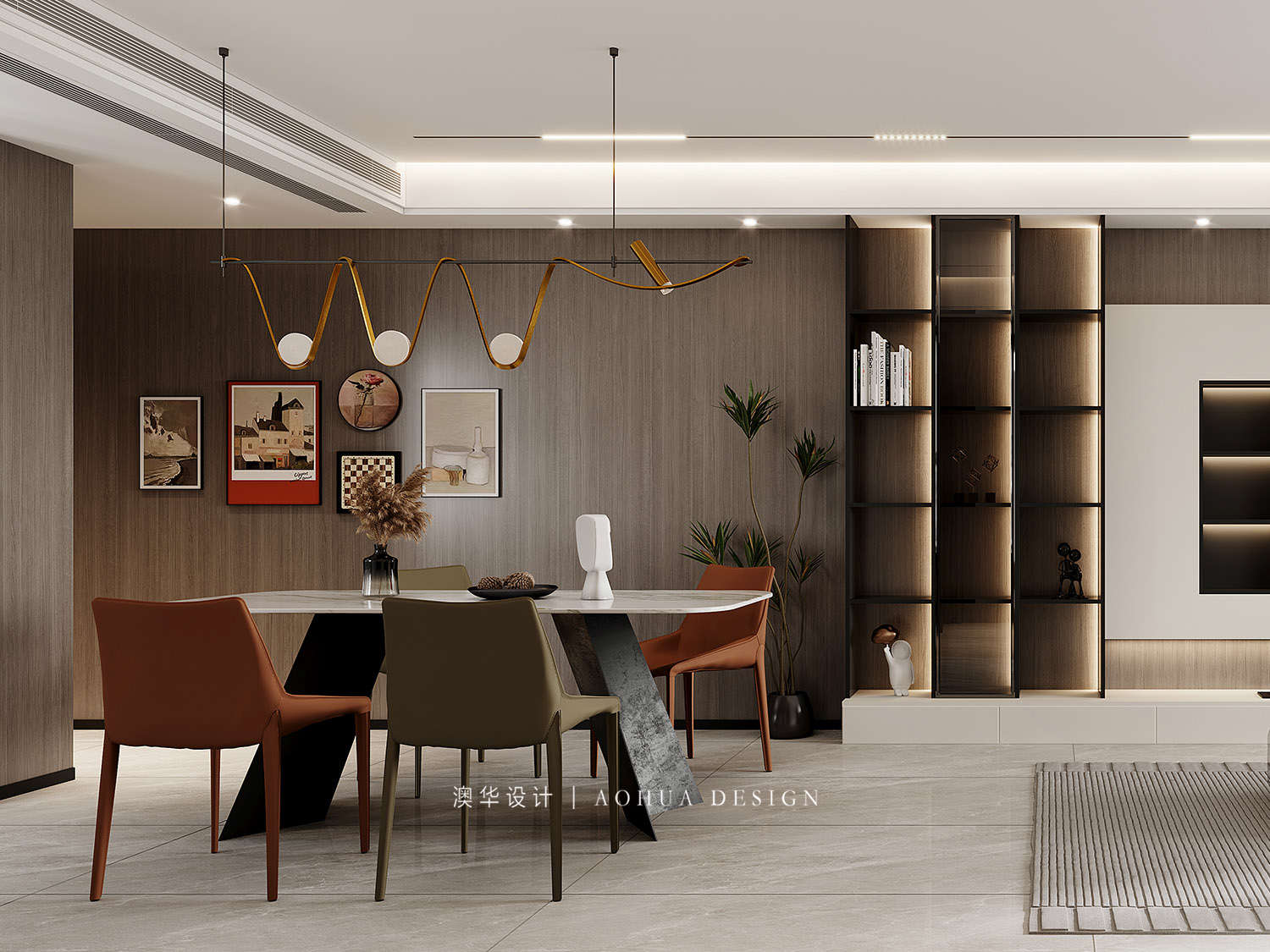 華僑城紅坊裝修,意式輕奢風格