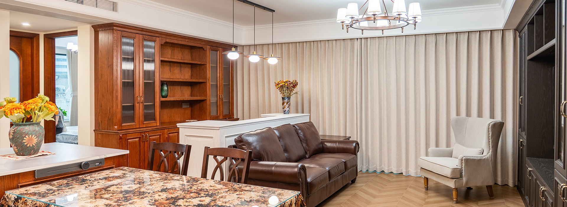 長投保利·漢口印裝修,美式復(fù)古