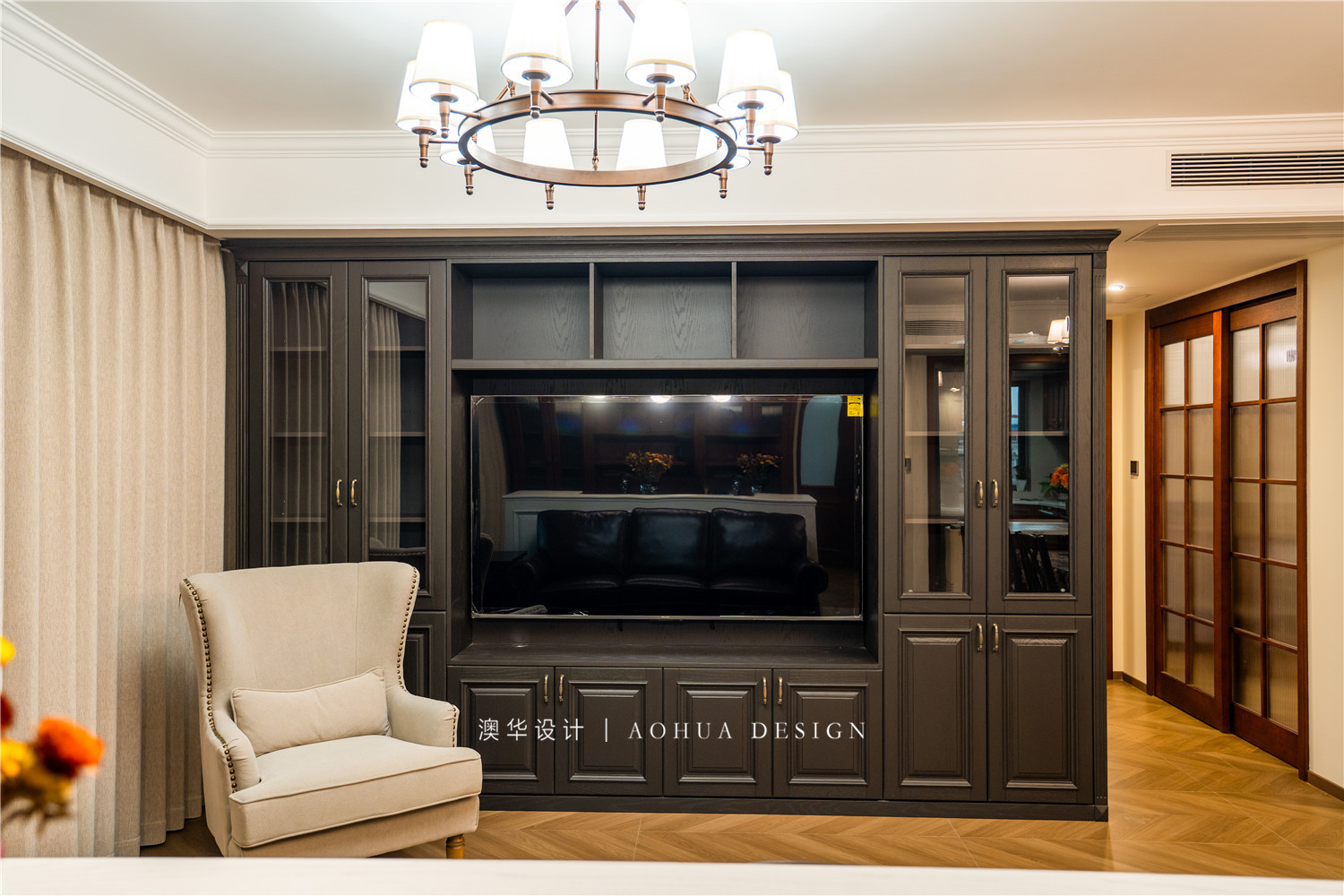 長投保利·漢口印裝修,美式復(fù)古