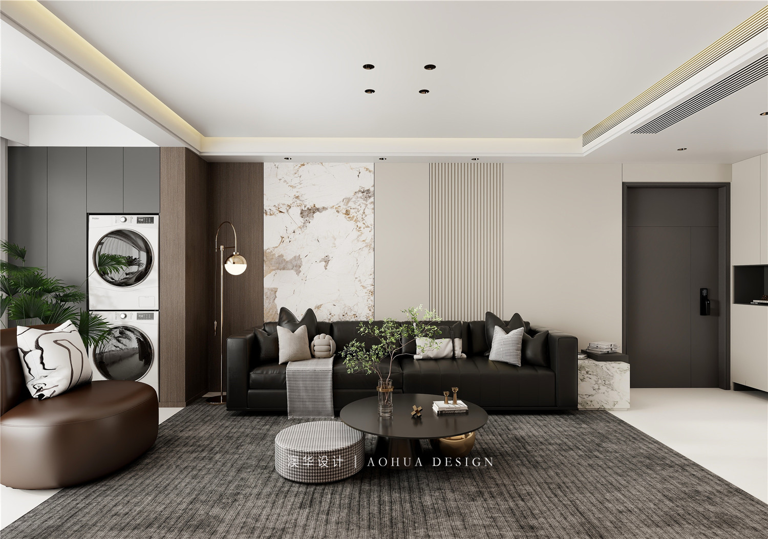 長(zhǎng)投保利漢口印裝修,現(xiàn)代輕奢