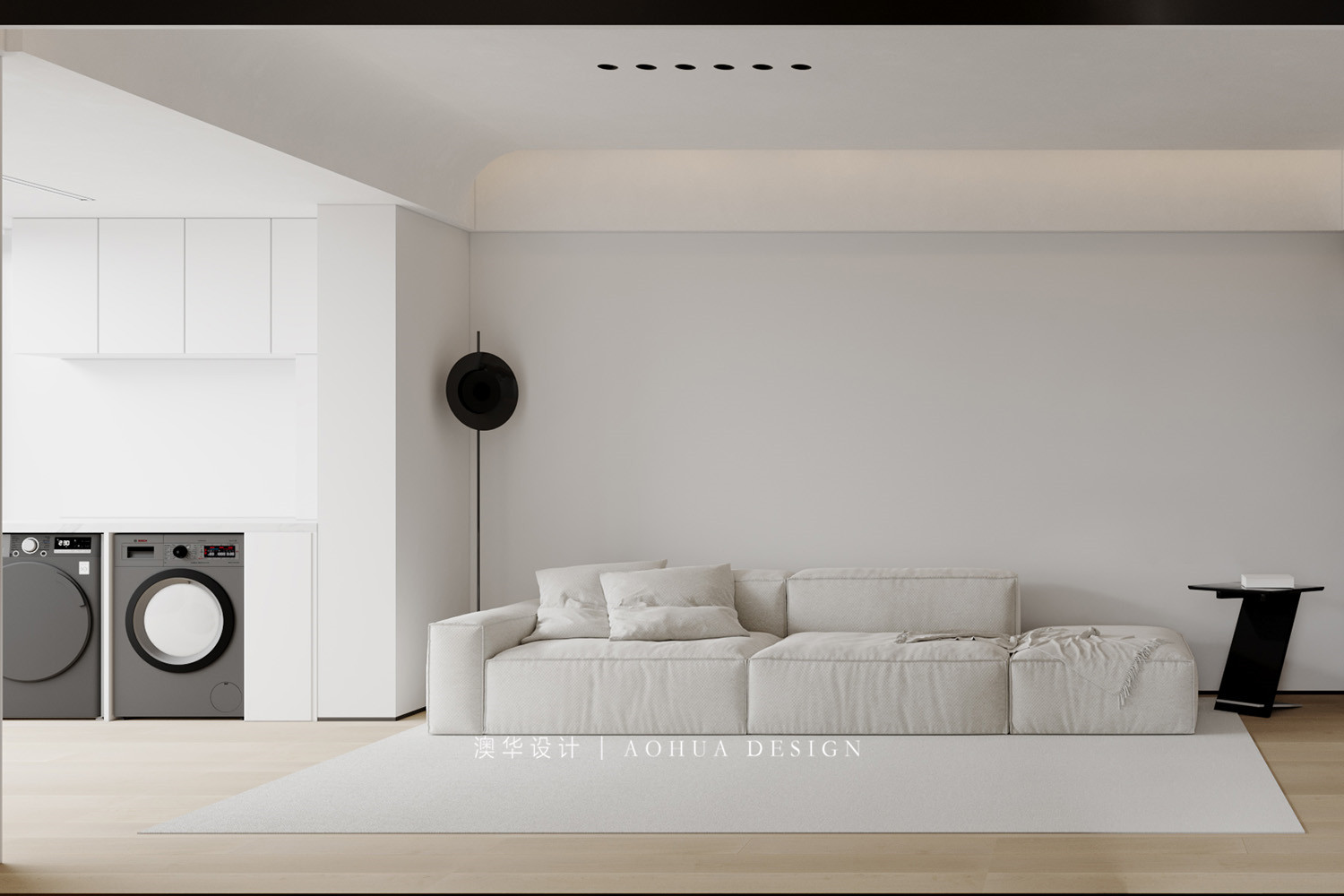 華僑城裝修,極簡風