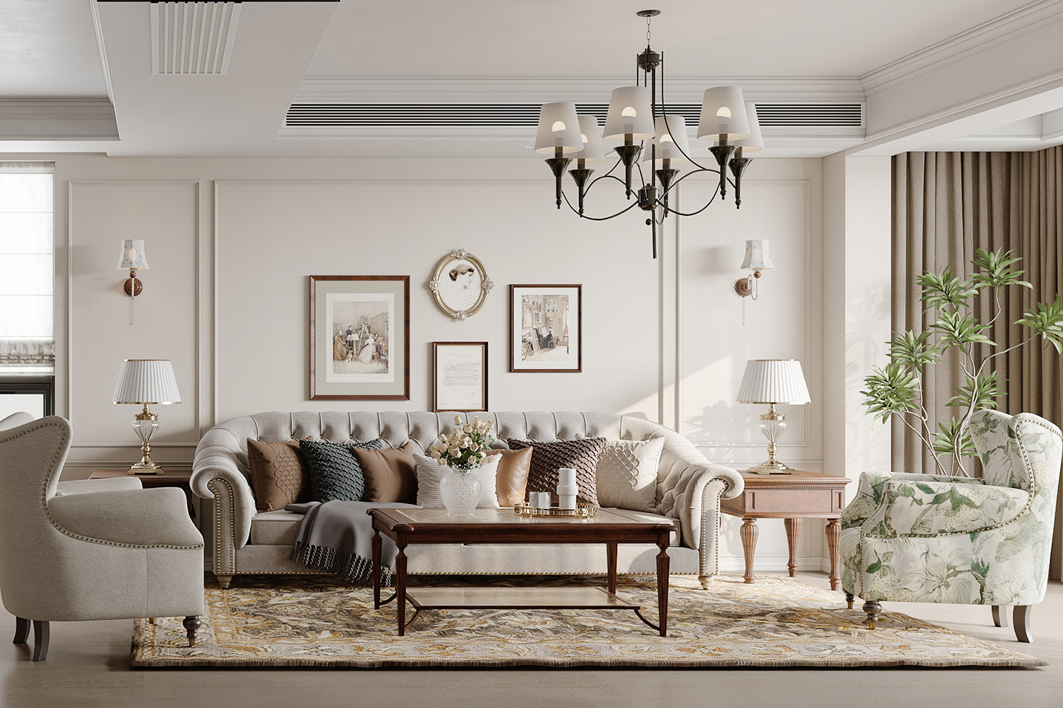 西湖山居裝修,美式風(fēng)格