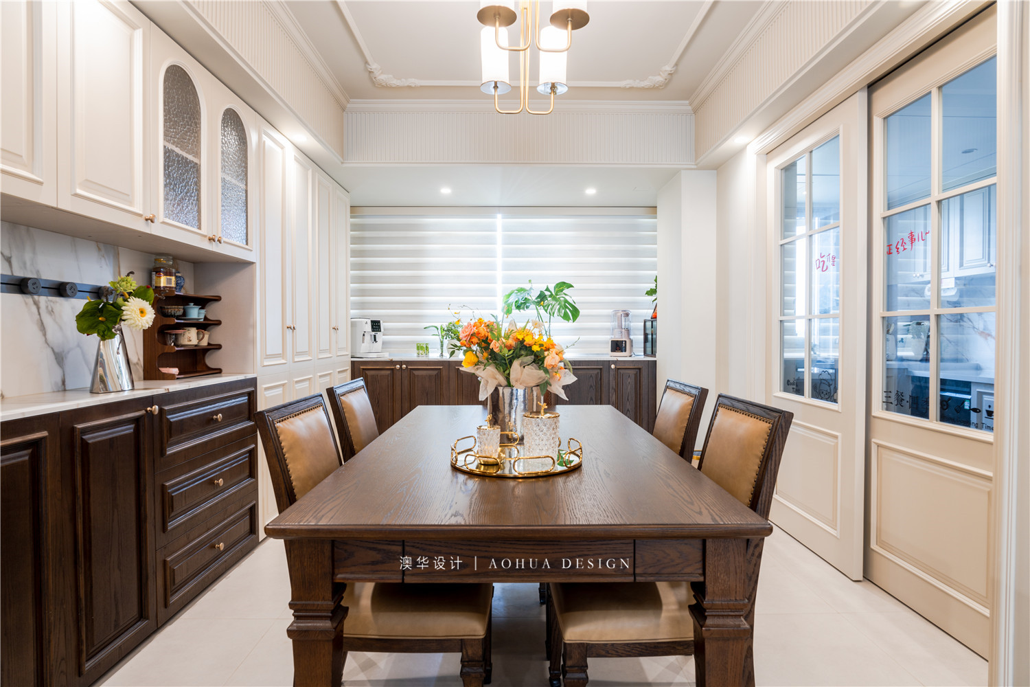 法式原木風(fēng),大平層裝修