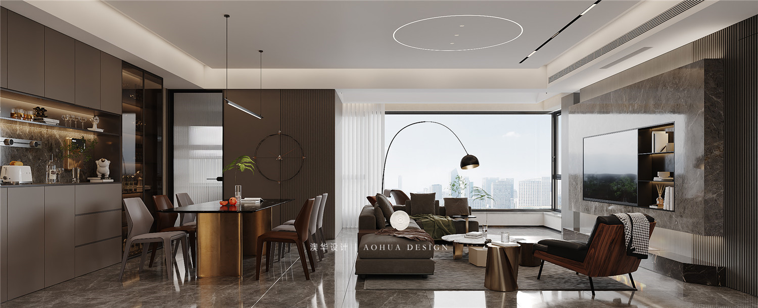 御江壹品青山樽裝修,意式輕奢風格