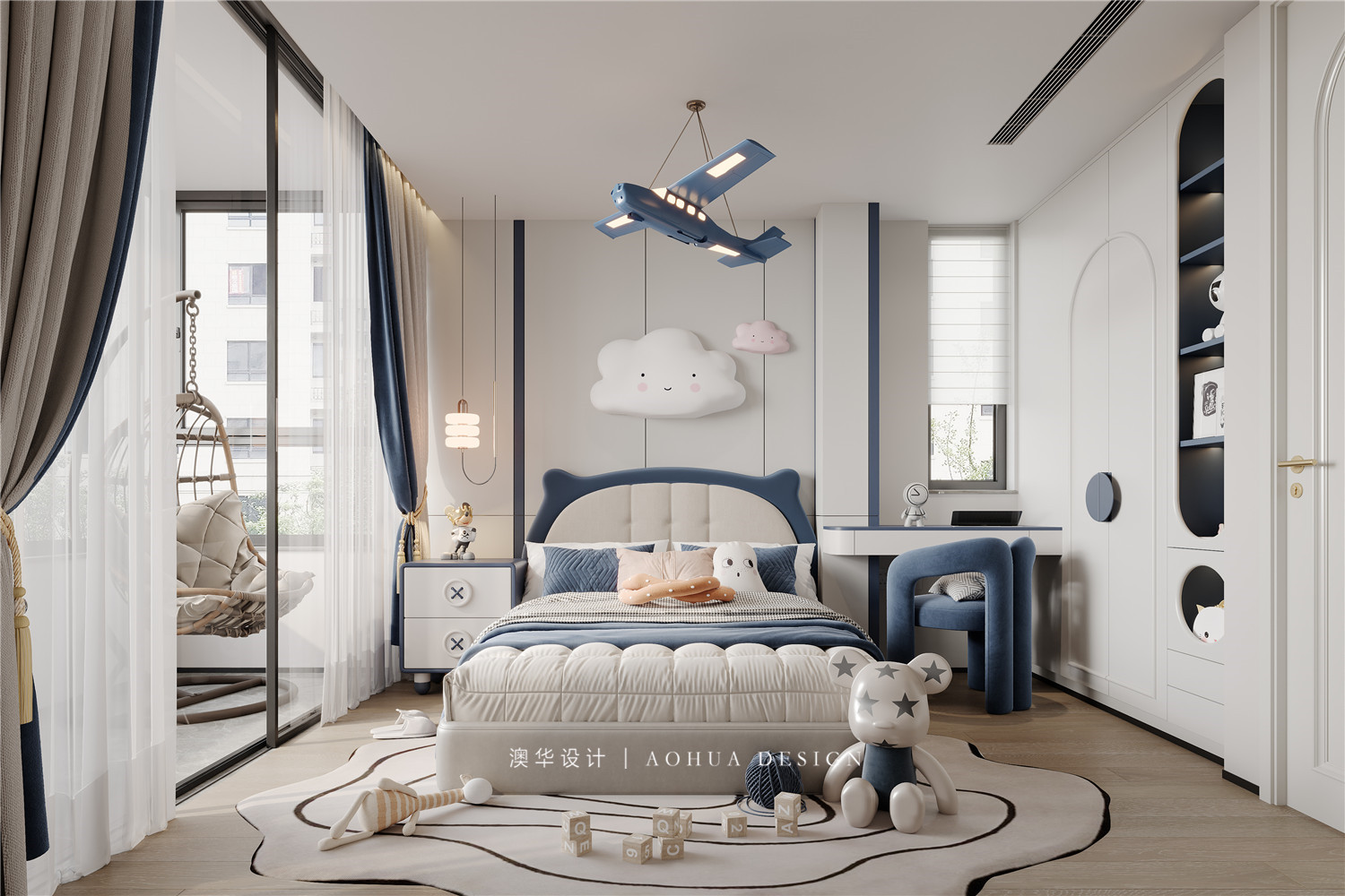 禹洲新希望·雍禧蘭臺裝修,現代輕奢風格