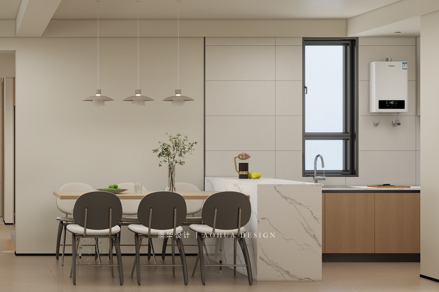 金輝世界城裝修,現(xiàn)代原木風(fēng)格