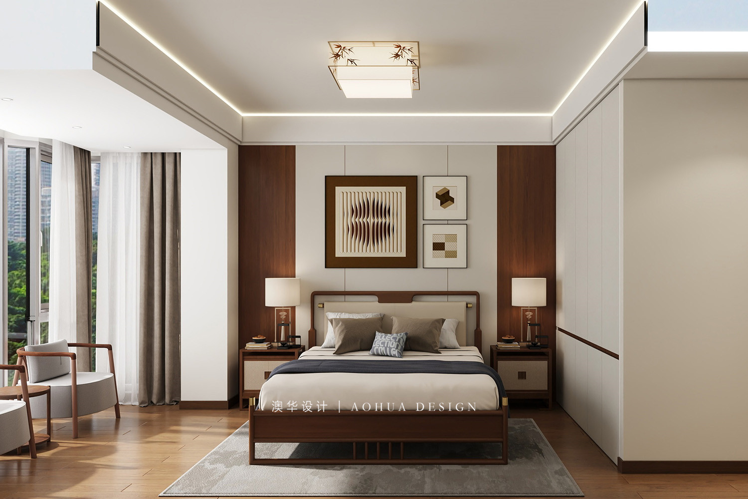 大平層裝修,武漢半包裝修