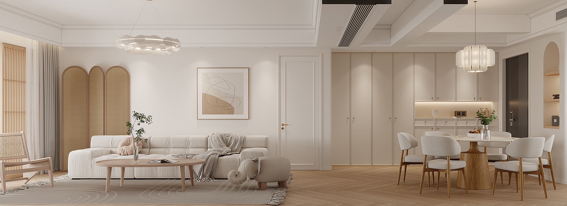 復(fù)地東湖國際裝修,大平層裝修