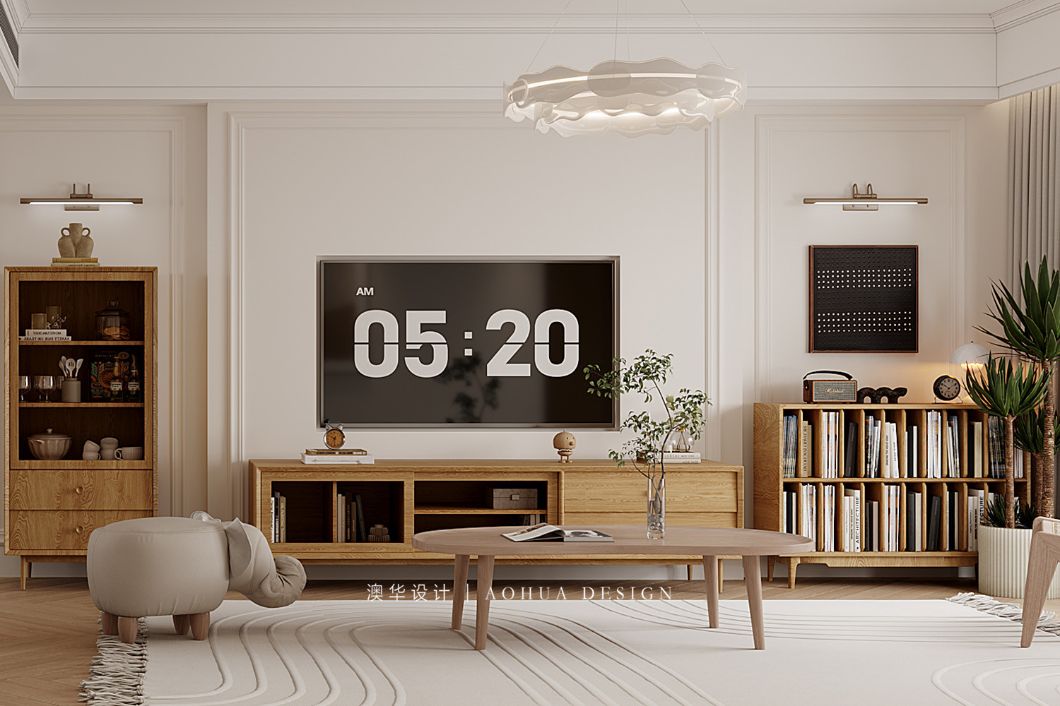 大戶型裝修,原木風(fēng)裝修